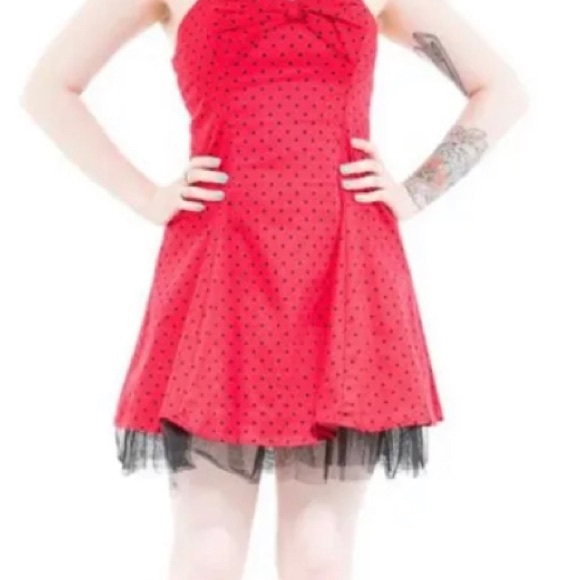 Retro polka dot dress - Picture 2 of 2